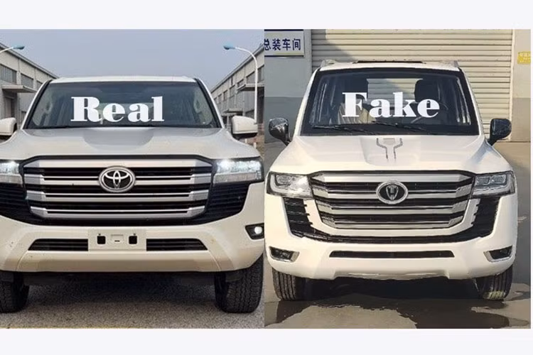 Chỉ cần thấy nguồn cầu đủ lớn, các "pháp sư" chuyên độ chế xe tại đất nước tỷ dân sẽ ngay lập tức cho ra bản sao có độ hoàn thiện ngoại thất giống bản "xịn" đến 80%-95%.