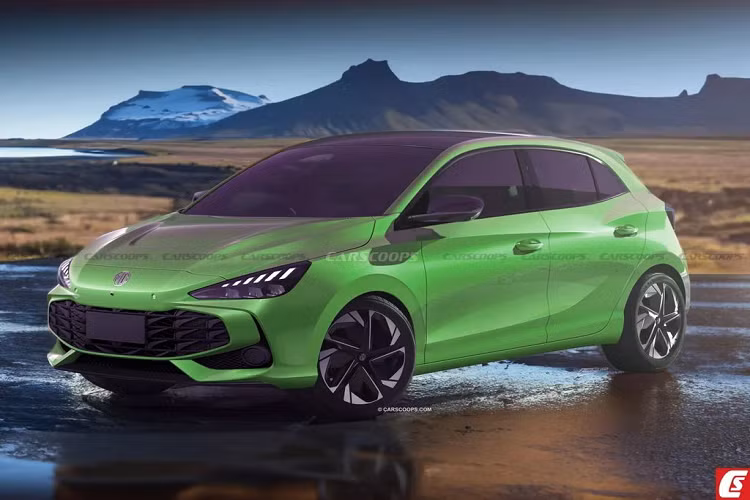 Lấy cảm hứng từ MG5 Sedan, ngoại thất của MG3 thế hệ mới toát lên vẻ sang trọng nhưng vẫn có những nét thể thao. Phần đầu xe gây ấn tượng tạo hình như mũi cá mập, đèn pha thiết kế mảnh, sắc sảo, kết hợp hài hoà với lưới tản nhiệt rộng đặt thấp.