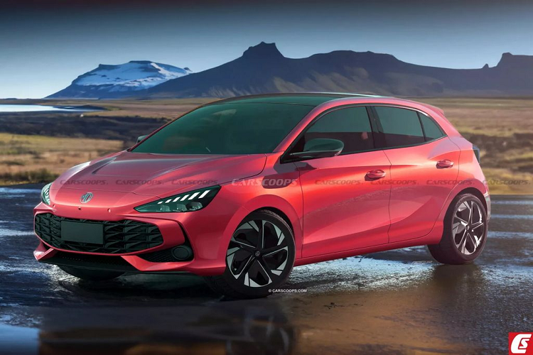 Nhìn ngang hông xe có thể thấy, MG3 2024 có các đường gân dập nổi, làm tăng thêm nét thể thao cho tổng thể chiếc hatchback. Hình ảnh chạy thử nghiệm cho thấy xe được trang bị bộ mâm hợp kim có đường kính 16 inch, bọc trong lốp Kumho 195/55 R16 – giống hệt chiếc MG 3 Excite.