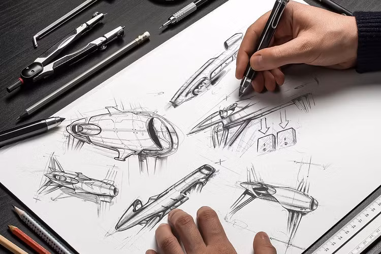 “Tạo hình” của xe ôtô bay Airspeeder MK3 là sự kết hợp giữa máy bay trực thăng, ô tô Công thức 1 và máy bay chiến đấu. Theo đó, Airspeeder MK3 có một cabin đơn, phần mũi dài đi cùng 8 cánh quạt cho phép cất/hạ cánh thẳng đứng. “Ô tô” đua bay có hệ thống khung và thân bằng sợi carbon. Trọng lượng của xe là 130kg.