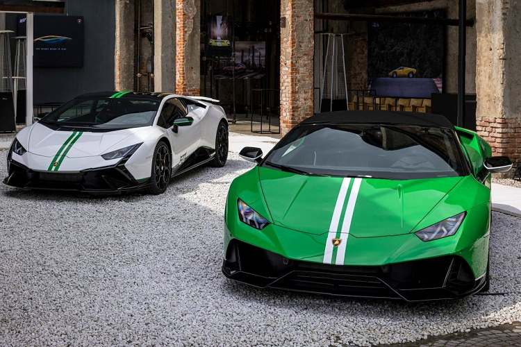 Bộ sưu tập siêu xe Lamborghini Huracan 60th Anniversary Edition bao gồm những chiếc Huracan đặc biệt, được thiết kế dựa trên nền tảng có sẵn của các cấu hình STO, Tecnica và Evo Spyder. Mỗi cấu hình có 60 phiên bản đặc biệt, tạo nên tổng số xe Huracan 60th Anniversary Edition là 180 chiếc.