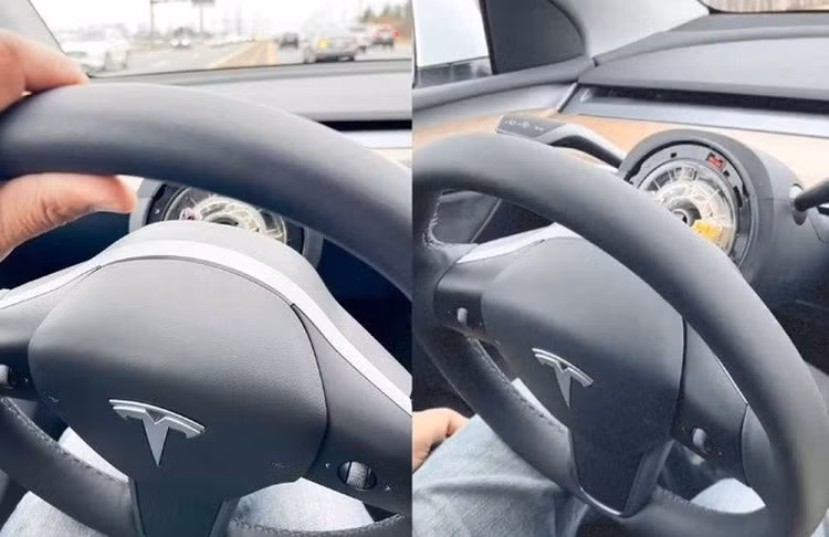 Tesla Model Y gay vo lang tren cao toc, hang 