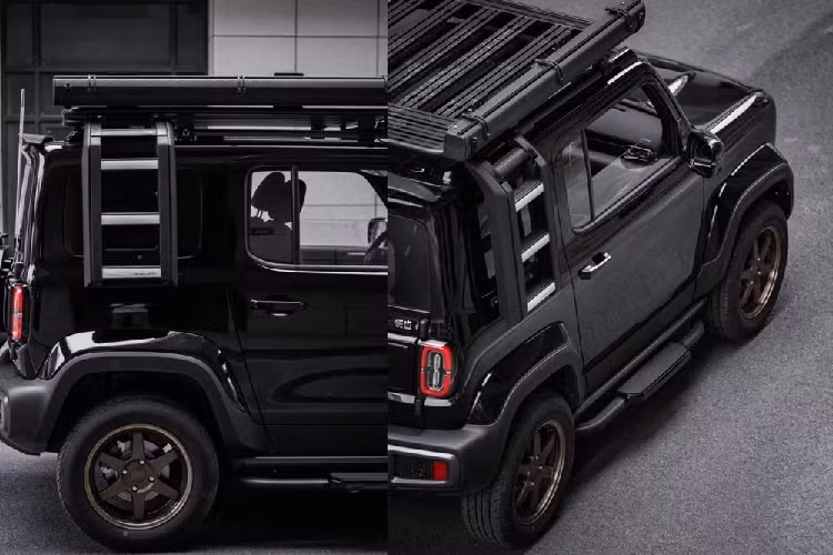 Phiên bản Baojun Yep độ hầm hố tuân theo phong cách thiết kế cứng cáp của chiếc xe nguyên bản, nhưng rất dễ nhận biết nhờ 1 vài món đồ chơi du lịch, đáp ứng hơn nữa thái độ chơi của giới trẻ, nhờ đó mà cung cấp các nhu cầu cá nhân hóa khác nhau.