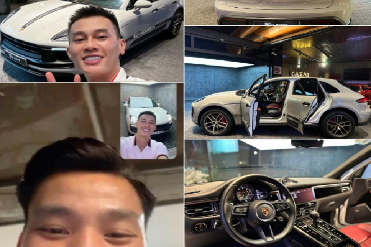 Phía đuôi xe SUV hạng sang Porsche Macan 2022 được trang bị cản sau mới với hệ thống cánh khuếch tán gió gầm xe và 4 ống xả đặt đối xứng. Cụm đèn hậu cũng được thiết kế kéo dài hết chiều rộng thân xe.