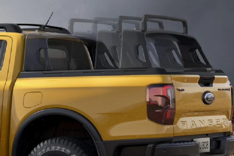 Ngoài ra, hệ thống giá đỡ trên mái và thanh chắn hàng hóa sau thùng sẽ đều là tùy chọn trên các phiên bản Limited, Tremor, Wildtrak và Wildtrak X của Ranger.