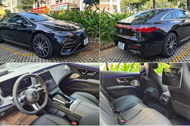 Mercedes-Benz EQS dau tien len san xe cu Viet, lo hon 310 trieu dong