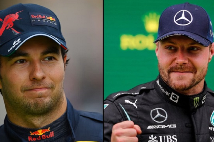 Đứng ngay sau Carlos Sainz là Sergio Perez (trái) và Valtteri Bottas với mức lương khoảng 10 triệu USD mỗi năm (234 tỷ đồng).