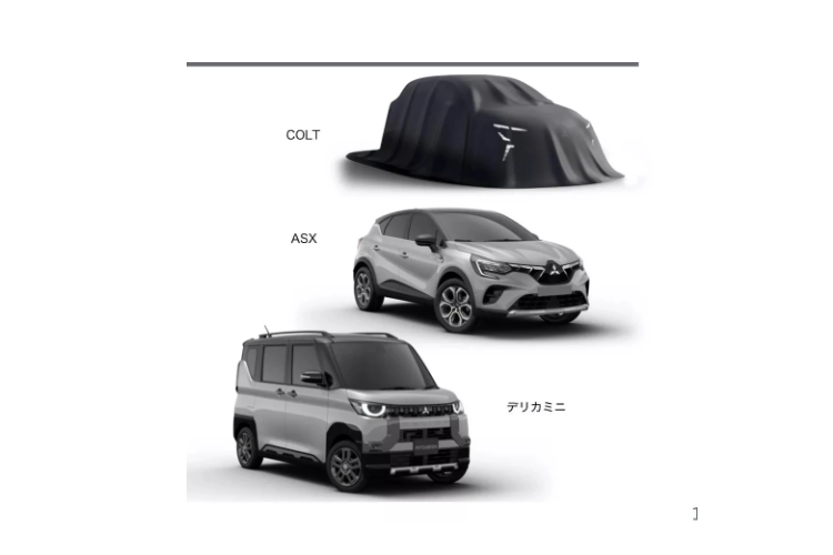 Mitsubishi Colt được ấn định ra mắt vào ngày 8/6 tới đây. Đây là mẫu hatchback đô thị cỡ nhỏ được phát triển dựa trên Renault Clio. Mitsubishi Colt được phân phối chủ yếu ở thị trường châu Âu và sản xuất tại nhà máy Renault Bursa ở Thổ Nhĩ Kỳ, cùng với Clio.