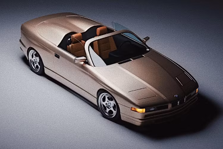 BMW 8-Series doi 1990 duoc mo phong voi phong cach Speedster