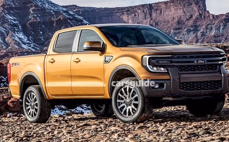 Ford Ranger hybrid chot lich ra mat, vua khoe vua tiet kiem xang