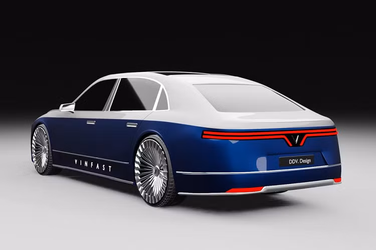 Trong khi hệ thống đèn định vị ban ngày thì được tạo hình như cánh chim, đèn pha tách rời sâu xuống phía dưới. Vì là xe điện nên phần lưới tản nhiệt đã được lược bỏ, bịt kín lại.