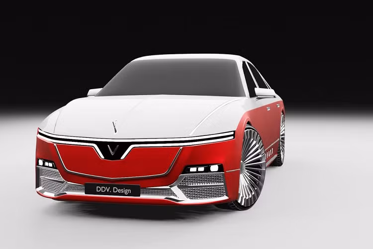 Chi tiết ấn tượng nhất trên bản concept này có lẽ nằm ở bộ mâm đa chấu. Nhìn chung, tổng thế thiết kế của VinFast Buffalo Plus chạy điện trông khá tối giản và hiện đại.