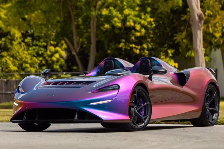 Tháng 8/2022, McLaren Elva tông màu độc đáo từng xuất hiện trong sự kiện Monterey 2022 của Mecum và đây không phải lần đầu tiên siêu phẩm được chào bán. Ngay thời điểm bán, McLaren Elva chỉ có số odo 132 km và số tiền để sở hữu siêu phẩm này là 2,1 triệu USD; đáng tiếc vẫn không đạt mức giá sàn người bán đưa ra.