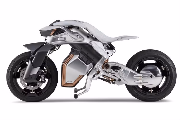 Theo đó, mẫu xe môtô Yamaha Motoroid 2 dù vẫn là dạng concept nhưng được hoàn thiện với thiết kế tay đòn có thể cuộn, khả năng tự cân bằng cũng như ứng dụng AI để nhận diện khuôn mặt.