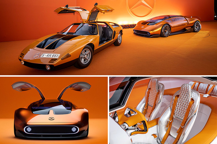 Ngoài ra, một cánh lướt gió cỡ lớn nằm chìm trong đuôi xe và sẽ tự động mở ra khi đạt đến một mức vận tốc nhất định, hoặc có thể kích hoạt thủ công để "khoe dáng" bất cứ lúc nào. Toàn bộ chiếc xe ý tưởng này chỉ cao 1.170 mm.