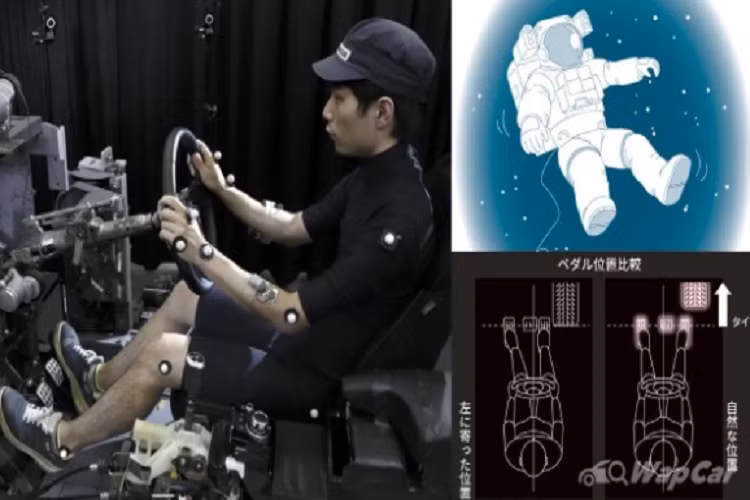 Ở tư thế trong ảnh, con người sẽ thoải mái và thư thái nhất. Chính vì thế, khi chế tạo một chiếc ghế theo tư thế này có thể giúp người lái đỡ căng thẳng, mệt mỏi và tập trung hơn khi lái xe dù trên đường trường hay đô thị. Hãng xe Nhật đã tính toán rất kỹ từ khu vực đặt bàn đạp, vô lăng đến rãnh hộp số để đảm bảo độ an toàn cho người lái lẫn tối ưu khả năng vận hành của xe.