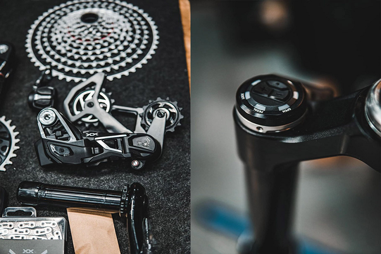 Chiếc Trek Slash 9.9 Project One là loại Full-suspension (có đầy đủ giảm xóc trước và sau), phù hợp với mọi loại địa hình. Cả 2 giảm xóc trên xe đều là hệ thống giảm xóc điện tử không dây đầu tiên trên thế giới cho MTB, Rockshock Flight Attendant.