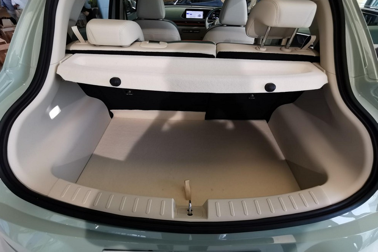 Ngoài ra, người lái ORA Good Cat 2023 còn có thể dùng ứng dụng trên điện thoại thông minh để kiểm tra tình trạng khóa của cửa/cửa cốp, tình trạng đóng/mở của kính cửa sổ/cửa sổ trời, theo dõi đèn pha/áp suất lốp/điều hòa/tính năng thông hơi ghế, định vị xe và bật/tắt điều hòa.