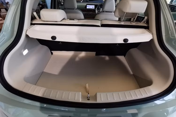 Ngoài ra, người lái ORA Good Cat 2023 còn có thể dùng ứng dụng trên điện thoại thông minh để kiểm tra tình trạng khóa của cửa/cửa cốp, tình trạng đóng/mở của kính cửa sổ/cửa sổ trời, theo dõi đèn pha/áp suất lốp/điều hòa/tính năng thông hơi ghế, định vị xe và bật/tắt điều hòa.