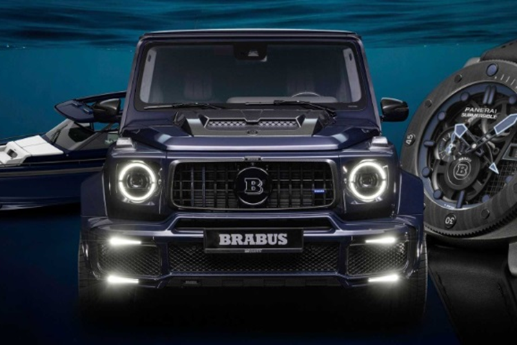 Mẫu Mercedes-AMG G63 độ Brabus 900 Deep Blue sở hữu ngoại thất mang đậm tính khí động học Brabus “Widestar”, các chi tiết được tinh chỉnh bao gồm: nắp capo với các khe lấy gió cỡ lớn, cản trước hầm hố với hốc gió được mở rộng, logo Brabus có khả năng phát sáng.