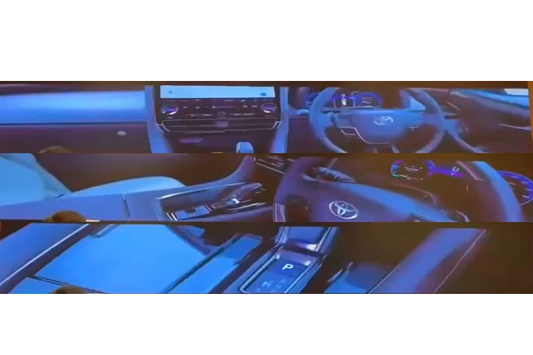 Đằng sau, Toyota Alphard 2023 có khá nhiều thay đổi rõ ràng. Điều này được thể hiện qua cụm đèn hậu nằm ngang mới. Theo giới truyền thông nước ngoài, "chuyên cơ mặt đất" này sẽ được trang bị đèn hậu với công nghệ OLED mới. 2 đèn hậu được nối với nhau bằng nẹp màu đen bóng ở giữa, thay cho nẹp mạ crôm cũ. Nẹp này còn tích hợp tem chữ nổi "Alphard" và logo của hãng Toyota.