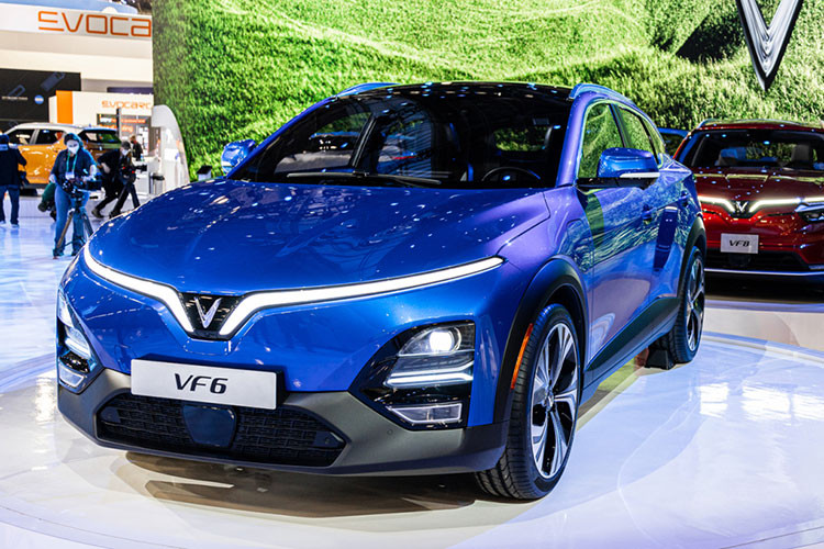 Cả hai phiên bản của VF6 đều được trang bị bộ pin dung lượng 59,6 kWh và hệ dẫn động cầu trước; cho khả năng di chuyển lên tới 399 km - đối với phiên bản Eco, còn bản Plus là 381 km. Hiện hãng chưa công bố mức giá của xe, tuy nhiên, VF6 được định vị nằm giữa VF5 và VF e34 nên sẽ có giá dao động trong khoảng 500 - 600 triệu đồng.