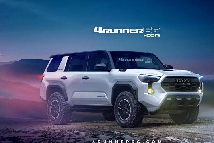 Không chỉ giống Tacoma về khung gầm và động cơ, ngoại hình của Toyota 4Runner cũng được phát triển dựa trên mẫu xe bán tải cùng "nhà".