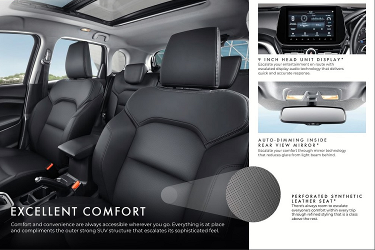 Đằng sau mẫu SUV cỡ B này xuất hiện cụm đèn hậu thanh mảnh, nằm vắt ngang đuôi xe. Ở giữa cửa cốp xe là logo của hãng Suzuki và tem chữ nổi "Grand Vitara". Thêm vào đó là cột đèn nằm dọc, bao gồm cả đèn lùi và đèn phản quang, ở hai góc đuôi xe cũng như tấm ốp màu bạc cỡ lớn trên cản sau.