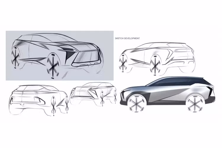 Phần phía sau của LF-Overland là một cặp cánh lướt gió khá lạ mặt trên mui xe. Cửa sau được đặt góc cạnh và có một cặp đèn hậu LED sắc nét. Một bộ ốp gầm khuếch tán màu bạc cũng có thể nhìn thấy cùng với cản trước màu đen bóng và ống xả mạ crôm.