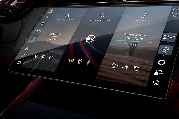 Điểm mới đáng chú ý nhất xuất hiện trên Range Rover Sport SV 2024 là công nghệ Body and Soul Seat (BASS) ở mảng giải trí. Với hệ thống này, ghế ngồi trên xe sẽ phát ra các rung động trùng khớp với âm nhạc phát ra từ 29 loa 1.430 Watt Meridian, giúp đem lại những phút giây thư giãn tuyệt đối dành cho khách hàng.