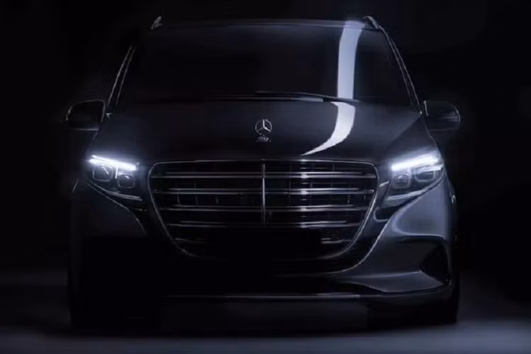 Mercedes-Benz V-Class 2024 dan lo ngoai hinh va noi that moi