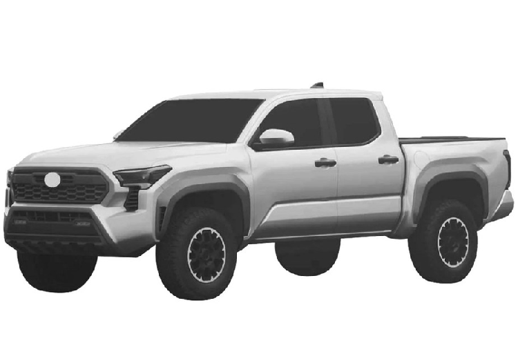 Thiết kế lấy cảm hứng từ Tundra tiếp tục được áp dụng cho khu vực phía sau của Toyota Tacoma 2024. Tại đây, xe được trang bị chắn bùn hầm hố và kính cửa sổ tạo cảm giác quen thuộc. Thêm vào đó là bộ vành hợp kim sơn 2 màu, gương chiếu hậu giống xe du lịch và đường dập nổi bật, kéo dài từ chắn bùn trước đến thùng sau.