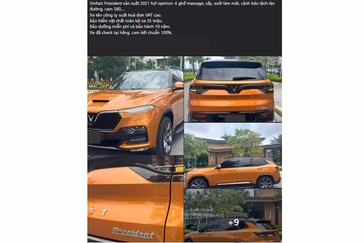 Nội thất của VinFast President được bọc da Nappa cao cấp, ốp gỗ Veneer. Điểm nổi bật tại khu vực cabin của xe là màn hình giải trí 12,3 inch đặt ngang, kết nối với dàn âm thanh 13 loa kèm amply.