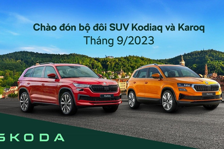 Theo kế hoạch, vào tháng 9 năm nay, thương hiệu Skoda của Cộng hòa Séc sẽ chính thức ra mắt thị trường Việt Nam. 2 mẫu xe đầu tiên mà Skoda giới thiệu ở thị trường Việt Nam là Karoq và Kodiaq. Tuy thời điểm xe ra mắt chưa đến nhưng nhân viên tư vấn bán hàng tại đại lý đã bất ngờ hé lộ số phiên bản và giá bán Skoda Karoq 2023. Theo đó, mẫu SUV cỡ C này sẽ có 2 phiên bản là Ambition 1.4 TSI Turbo và Style 1.4 TSI Turbo.
