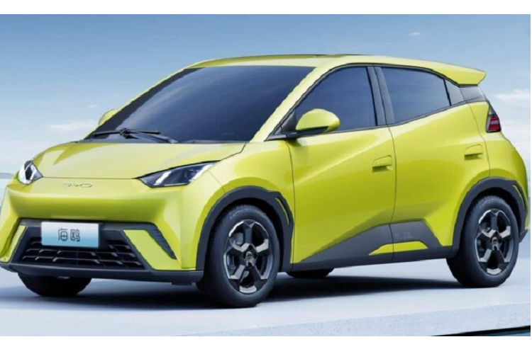 Một số bức ảnh chụp lại trước đó cho thấy, chiếc xe ôtô điện BYD Seagull được hoàn thiện với một số loại màu nổi bật nư trắng, hồng, vàng, xanh lục và mới nhất màu be.