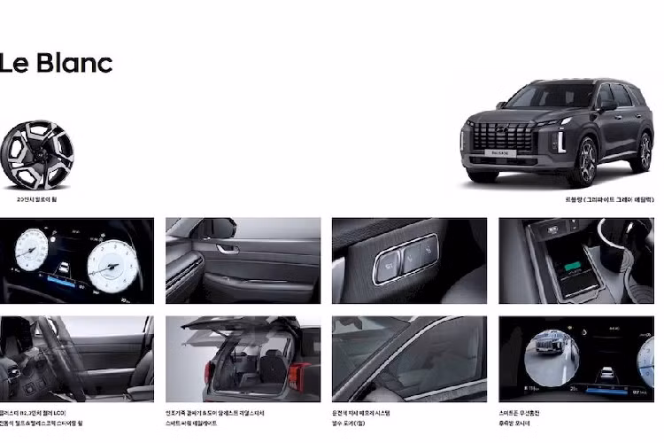 Tiến lên phiên bản Prestige cao cấp hơn, Hyundai Palisade có không gian nội thất bọc da lộn, ghế bọc da Nappa sang trọng, ghế lái Ergo Motion, ghế bên phụ có công nghệ không trọng lực Relaxation Comfort, hệ thống tự động thiết lập tư thế ngồi tối ưu Smart Posture Care.