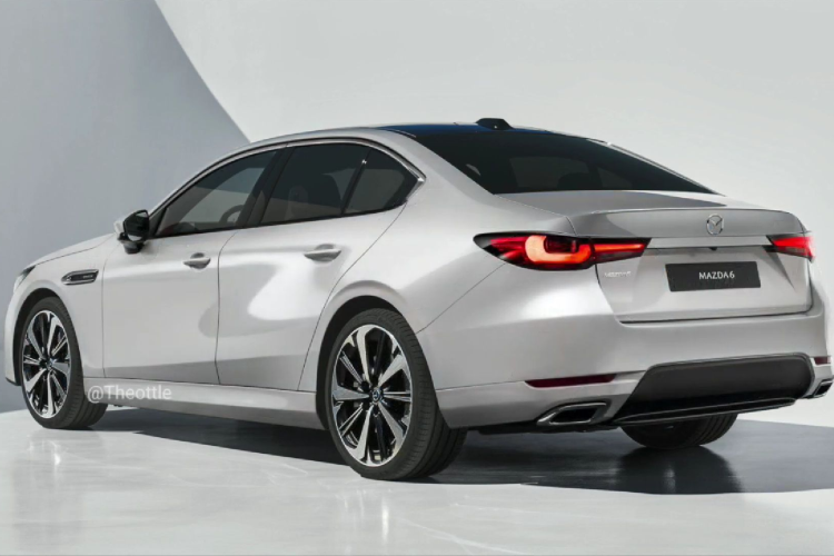 Những đường nét trong bản phác thảo đã khiến chiếc Mazda6 thế hệ mới trở nên lịch lãm và đạo mạo hơn. Đường nét vuông vức pha trộn ngôn ngữ Kodo là điểm nhấn cho tổng thể. Các chi tiết được làm mới như cản trước, đèn pha, khe gió, lưới tản nhiệt. Cụm đèn hậu cũng được tạo hình lại tinh tế hơn.