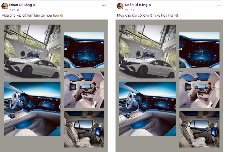 Việc Đoàn Di Băng mua Mercedes-Benz EQS cho vú em, đã khiến nhiều người thắc mắc không biết liệu chiếc xế hộp này chỉ để trang trí xe hoa đưa dâu hay chính là món quà mà bà chủ giàu có dành tặng cho nhân viên của mình trong ngày vui trọng đại?