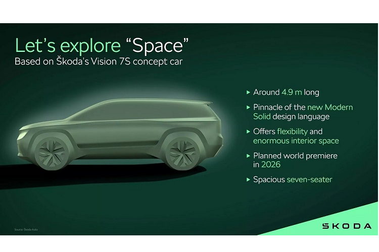 Mẫu xe điện mới thứ ba của Skoda cũng chưa được hé lộ tên gọi chính thức mà tạm gọi là Combi. Đúng như tên gọi này, Skoda Combi sẽ mang kiểu dáng station wagon thực dụng. Dự kiến trình làng vào năm 2026, Skoda Combi sẽ là mẫu xe station wagon rộng rãi với chiều dài khoảng 4.700 mm. Đây đồng thời là lựa chọn phù hợp cho cả gia đình và các doanh nghiệp.