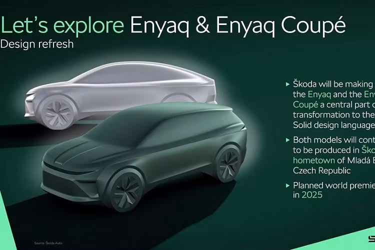 Mẫu xe điện mới có kích thước lớn nhất của Skoda sẽ là Space với chiều dài lên đến 4.900 mm. Thuộc phân khúc SUV điện 7 chỗ ngồi, Skoda Space sẽ lấy cảm hứng thiết kế từ mẫu xe concept Vision 7S ra mắt vào năm ngoái. Với kích thước lớn, đương nhiên Skoda Space cũng sẽ mang đến không gian nội thất cực rộng rãi cho hành khách trên xe.