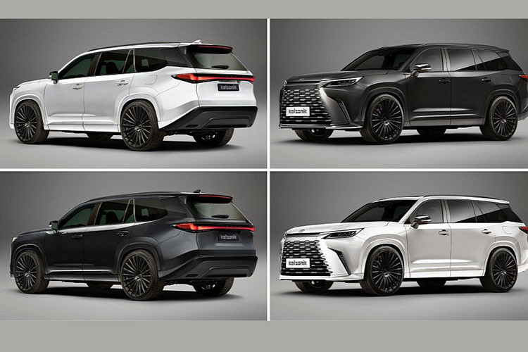 Nằm bên trong thân vỏ của mẫu xe này dự kiến là cơ sở gầm bệ TNGA-K dùng chung với Toyota Grand Highlander. Theo công bố của hãng Toyota, Grand Highlander sở hữu chiều dài 5.115 mm và chiều dài cơ sở 2.946 mm. Vì vậy, mẫu crossover mới của Lexus được dự đoán sẽ có chiều dài hơn 5 m.