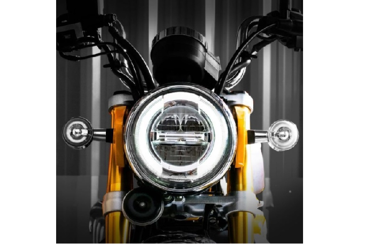 Xe được sản xuất tại Thái Lan với số lượng giới hạn chỉ 99 chiếc. Monkey Carnival sở hữu ngoại hình nhỏ nhắn cùng loạt đồ họa đáng yêu kết hợp với lớp sơn thân xe màu vàng sáng nhìn rất thời thượng và bắt mắt.