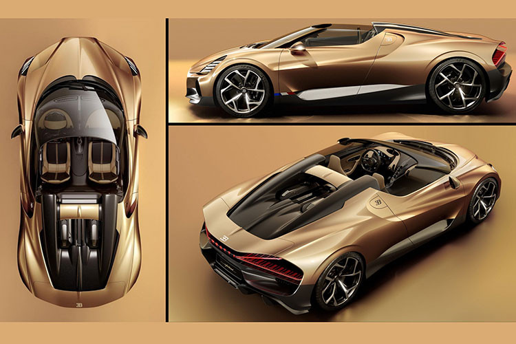 Vì vậy, mẫu siêu xe mui mở này cũng sẽ là một trong những sản phẩm cuối cùng được Bugatti trang bị động cơ W16 8.0L với 4 turbo tăng áp sản sinh công suất lên tới 1.578 mã lực (1,177 kW / 1600 PS). Mức giá xe Bugatti Mistral Golden Era hiện không công bố.