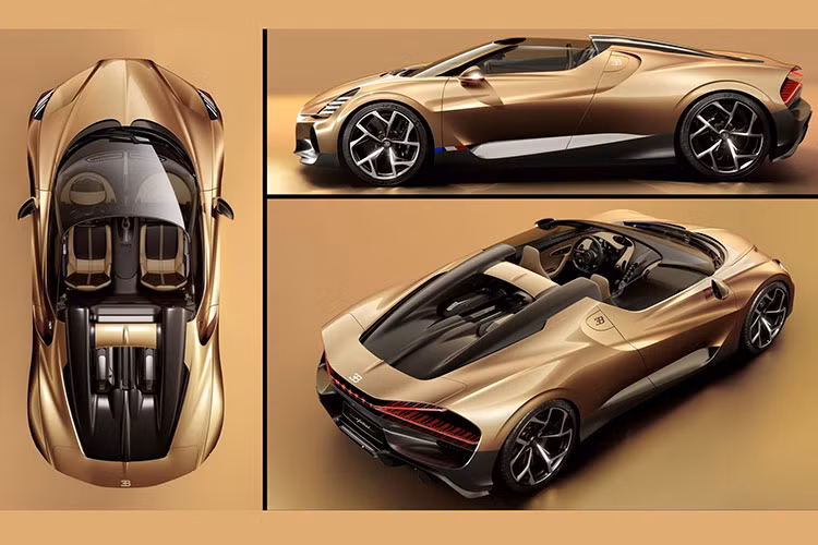 Vì vậy, mẫu siêu xe mui mở này cũng sẽ là một trong những sản phẩm cuối cùng được Bugatti trang bị động cơ W16 8.0L với 4 turbo tăng áp sản sinh công suất lên tới 1.578 mã lực (1,177 kW / 1600 PS). Mức giá xe Bugatti Mistral Golden Era hiện không công bố.