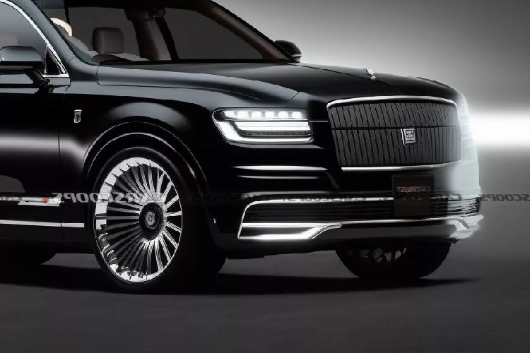 Về kích thước, Toyota Century SUV có trục cơ sở dài hơn khoảng 50 mm so với Lexus TX, đạt 3.000 mm.