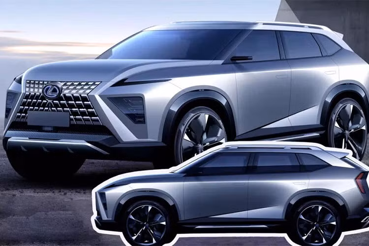 Hình ảnh này cho thấy chiếc SUV hạng sang Lexus LX700h vẫn được trang bị đèn hậu LED có thiết kế xuyên suốt, nằm vắt ngang cửa cốp. Bên dưới đèn hậu là tem chữ nổi "Lexus" quen thuộc. Ngay cả cản sau của xe cũng có thiết kế giữ nguyên như Lexus LX600.