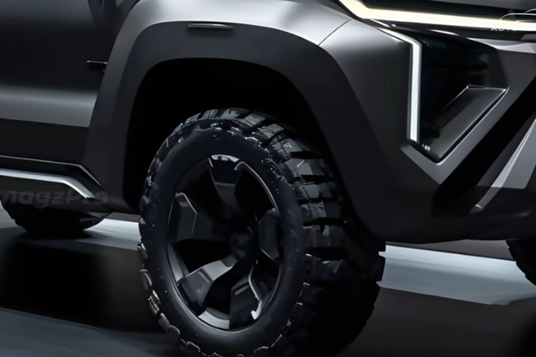 Nhìn chung, thiết kế tổng thể của Isuzu D-Max 2025 chạy điện sẽ mang hơi hướng hầm hố, góc cạnh, mạnh mẽ và hiện đại hơn so với phiên bản chạy động cơ đốt trong truyền thống.