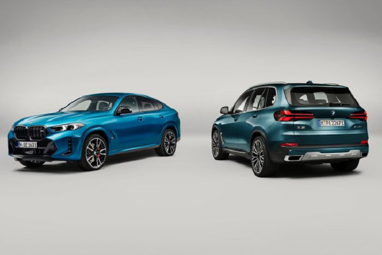 Không có gì thay đổi, BMW X5 và X6 bản LCI vẫn sử dụng chung cấu trúc khung gầm của thế hệ thứ 4. Tuy nhiên ở bản nâng cấp cấp giữa vòng đời (LCI) của BMW X5 được trang bị nhiều chi tiết nổi bật, tạo nên điểm nhấn trong thiết kế mới. Phần lưới tản nhiệt của X5 được thiết kế tương tự như trên X6 khi tùy chọn lưới tản nhiệt phát sáng Iconic Glow.