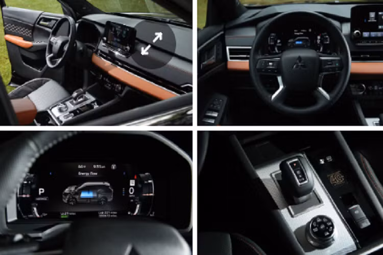 Thứ hai là hệ truyền động plug-in hybrid (PHEV), bao gồm máy xăng 4 xi-lanh, dung tích 2.4L và 2 mô-tơ điện nằm trên 2 cầu. Mô-tơ điện trên cầu trước có công suất tối đa 114 mã lực và con số tương ứng của mô-tơ còn lại là 134 mã lực. Hệ truyền động này cho phép xe có thể chạy 87 km chỉ bằng mô-tơ điện. 