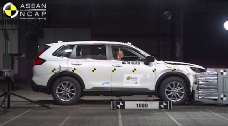 Honda CR-V 2023 sap ban tai Viet Nam duoc danh gia 5 sao an toan